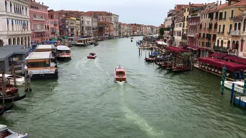 Venice Fabulous City on the Water with Gondolas and Old Architecture Buildings