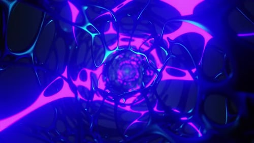 Sci-Fi Colorful Neuron Tube Ver. 3