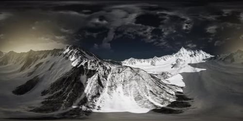 VR 360 Norway Mountains Severe Landscape