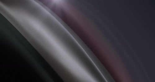 Elegant Fluid Textured Fabric Background Loop with Light