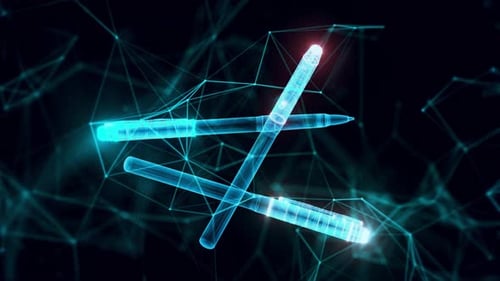 Bic Marker Hologram Close Up 4k