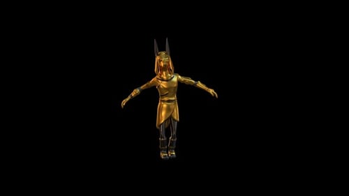 Altes Ägypten Gott Anubis Dance VJ Loop 2