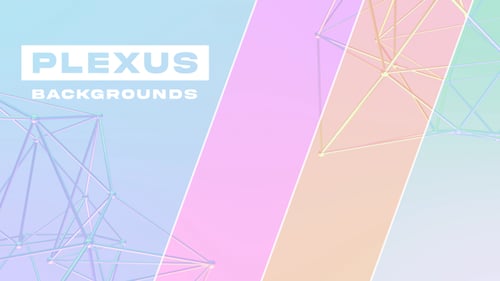 Gradient Colorful Plexus Backgrounds