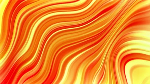 Abstrait Orange Fantasy Glow surface ondulée