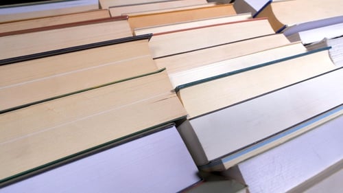 Stacked Books for Educational and Academic Projects