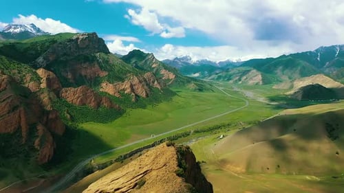 Mountain Travel Aerial Video
