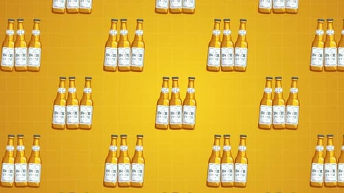 Oktoberfest Beer Background Animation