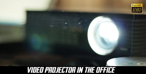 Videoprojektor im Büro 2