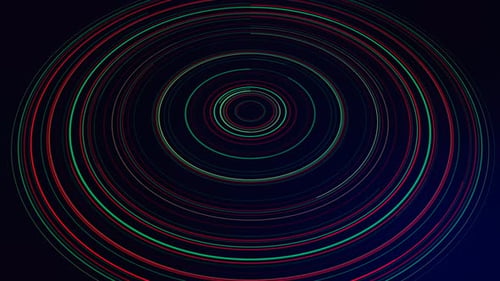 Technology HUD circle
