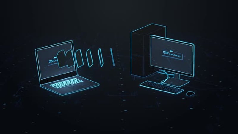 Files or documents transferring between servers in a datacenter ...