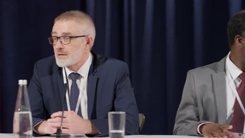 Panel Discussion with Professionals in a Workplace