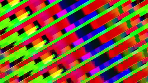Fast Moving Digital Glitch Stripe Pattern Background