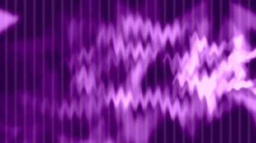 Abstract Fluid Motion Background with Wavy Purple Forms