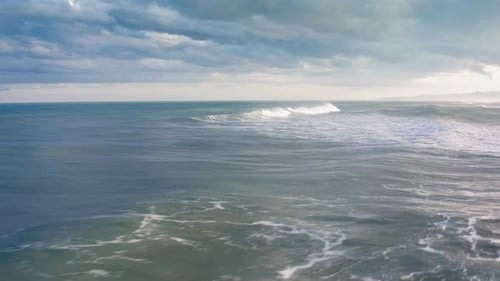 Relaxing View of Ocean Waves