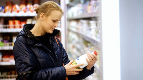 Buying Food In The Supermarket