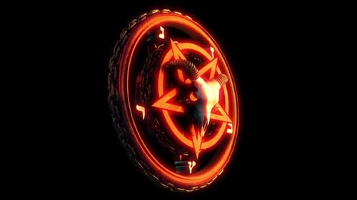 Baphomet Pentagramm Vj Loop