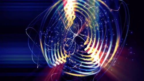 Morphing Stars Space Moving Loop Background