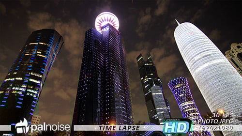 Tower Building LED Doha Qatar