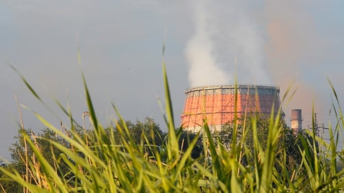 Smoking Factory Chimney