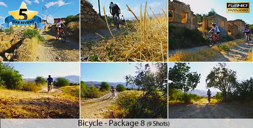 Group Biking on Gravel Road in Rural Setting