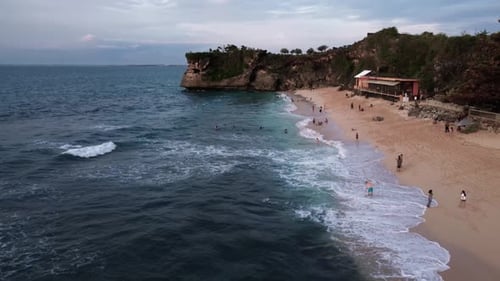 4K Bali Balangan Beach Sunset Antenne