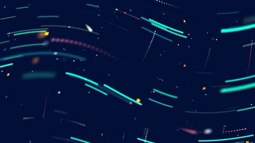 Abstract background with animation moving of lines