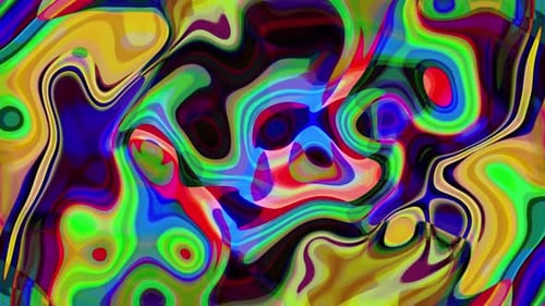 Vibrant Fluid Abstract Motion Graphic Background Loop