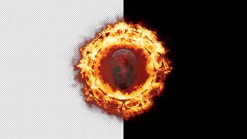 Burning Energy Core Logo Reveal