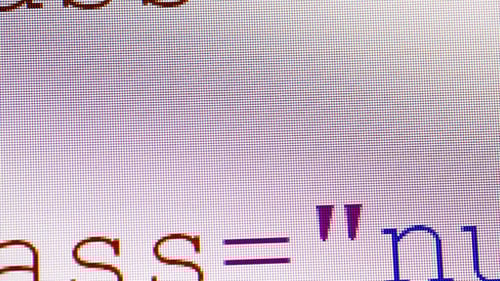 HTML Codes On Screen