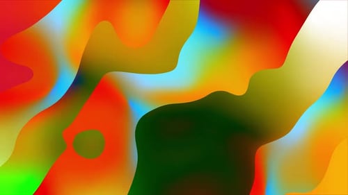 Abstract red green colorful liquid marble wave background