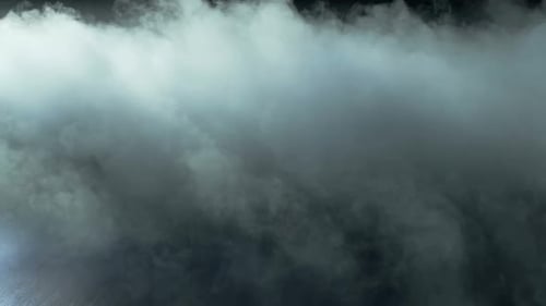 Abstract Drifting Fog Creating Mystery and Intrigue