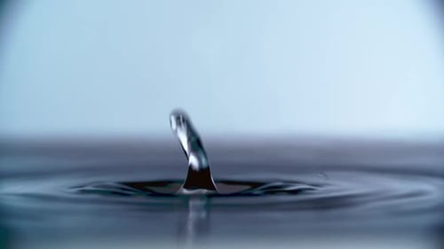 Gouttelettes d'eau