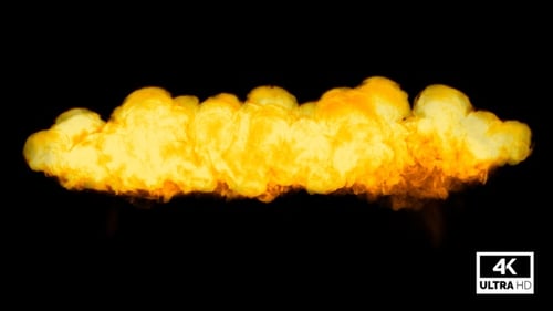 Fire Explosion Turning Into Smoke Effect