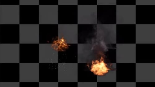 Fire and Smoke 4 Clip Loop