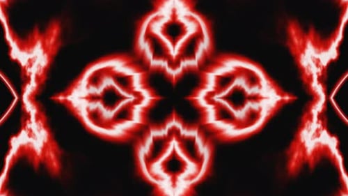 Vj Loop Red Led Neon Abstract Fire Flashes Animation