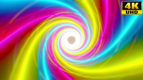 Vibrant Animated Spiral Tunnel Backgrounds Pack