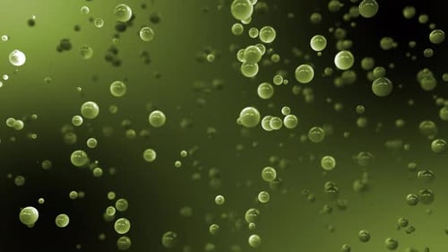 Abstract Background with Floating Spheres Loops, Three Color Pack