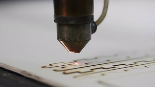 Laser Cutting Geometric Pattern
