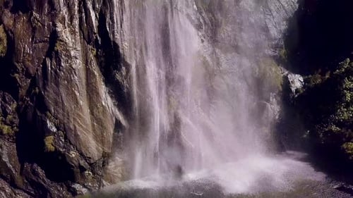Waterfall close up