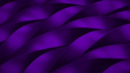 Abstract Purple Flowing Ribbons Motion Background