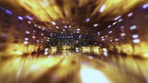 Abstract Reflective Building Apartments