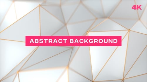 White Clean Polygonal Shape Backdrop