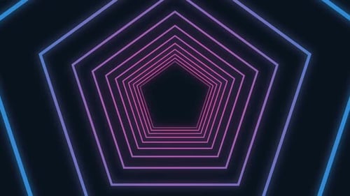 Digital generated video of concentric lines