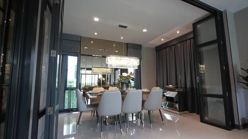 Luxury and Elegance Home Dining Area Decoration