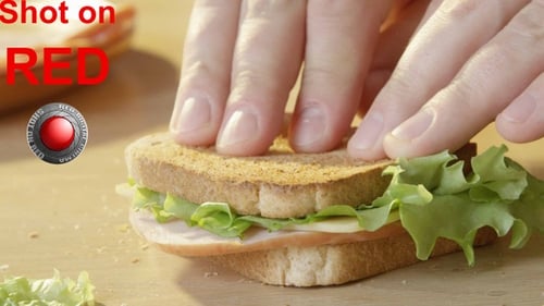 Preparing a Tasty Ham and Cheese Sandwich