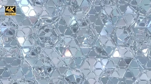 Reflective Silver Plates 4K