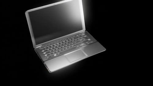 Modern 3D Laptop Reveal Animation