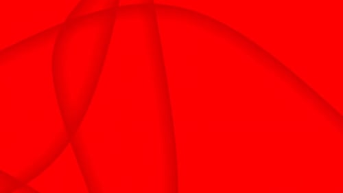 Abstract Red Modern Flowing Shapes Looping Background