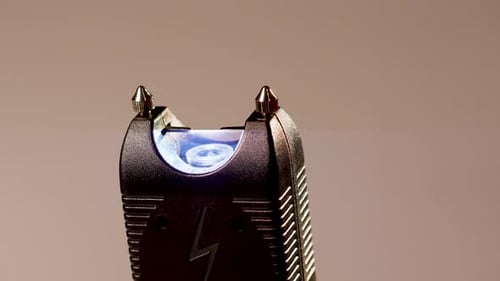 Portable stun gun for personal protection
