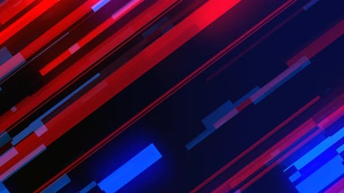 abstract Tech Bunte leuchtende Glitch-Linien